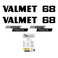 Kit Adesivos Genérico Trator Valmet 68 + Etiqueta