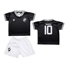 Conjunto Uniforme Infantil Do Vasco Preto