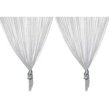 Cortinas De Flecos Adornos Decorativas Fiestas Y Puertas 2pc