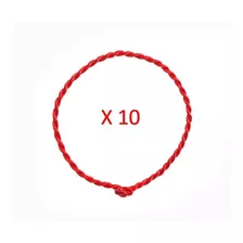 10 Pulseras Rojas Hilo Rojo Pulsera Roja