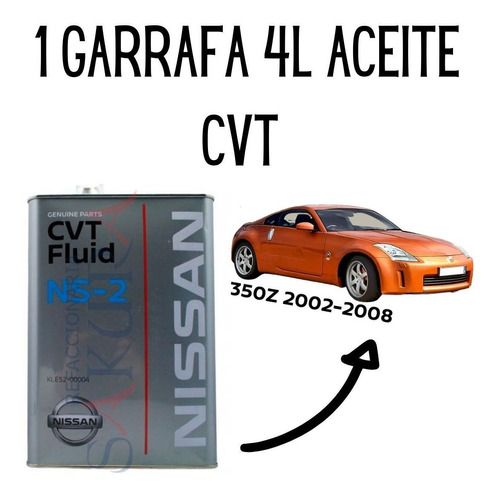 Aceite Caja Aut. 4 L. 350z 2003 Original Foto 2