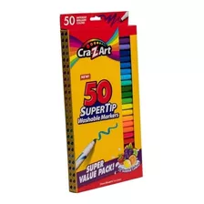 Cra-z-art Super Tips 50 Marcadores Lavables (12 Perfumados)