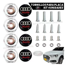 Tornillos Placa Audi Kit De Lujo 4 Unidades