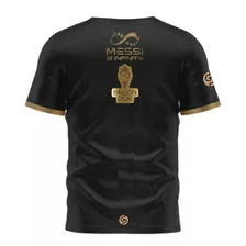 Camiseta Dorada Messi Is Infinity Fantasía Conmemorativa