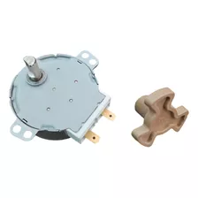 Motor Do Prato + Trevo Para Microondas Mi41s Mi41t 220v