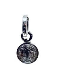Medalla De San Benito Mini Pulsera (deperlá Plata)