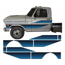 Faixa Adesiva F4000 - Modelo 1989 - Cabine Simples (azul) Cor Azul