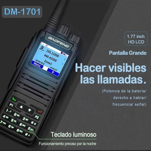 Radios Largo Alcance Dmr Digital/analgica Uhf Vhf Open Gd77 Foto 10