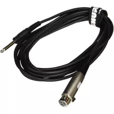 Shure Cable Para Micrófono Con Conector Xlr-plug 1/4 C15ahz