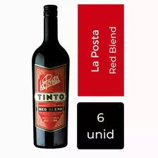 Vino La Posta Tinto Red Blend Caja X 6 750ml Mp Drinks