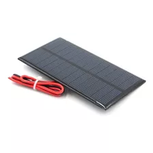 Painel Placa Célula Solar Mini 6v 1w C/fio 200ma 10 Pcs