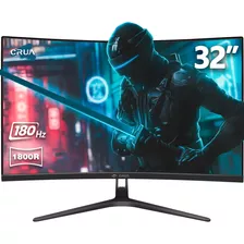 Monitor Fhd 32'' Crua Cr320hd Gaming Curvo Color Negro