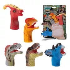 Dedoche De Mão / Fantoche De Mão Dinossauros