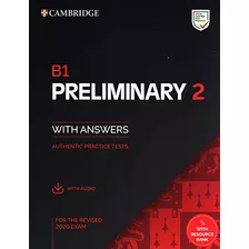 Libro B1 Preliminary 2 Student's Book With Answers With Audi