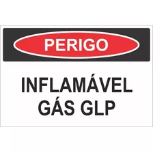 Placa Perigo Gas Glp