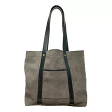 Bolso Para Dama De Piel / Sharon Tote Grey