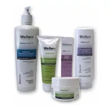 Kit Limpeza De Pele Vita Derm C/ Protetor Solar + Esfoliante