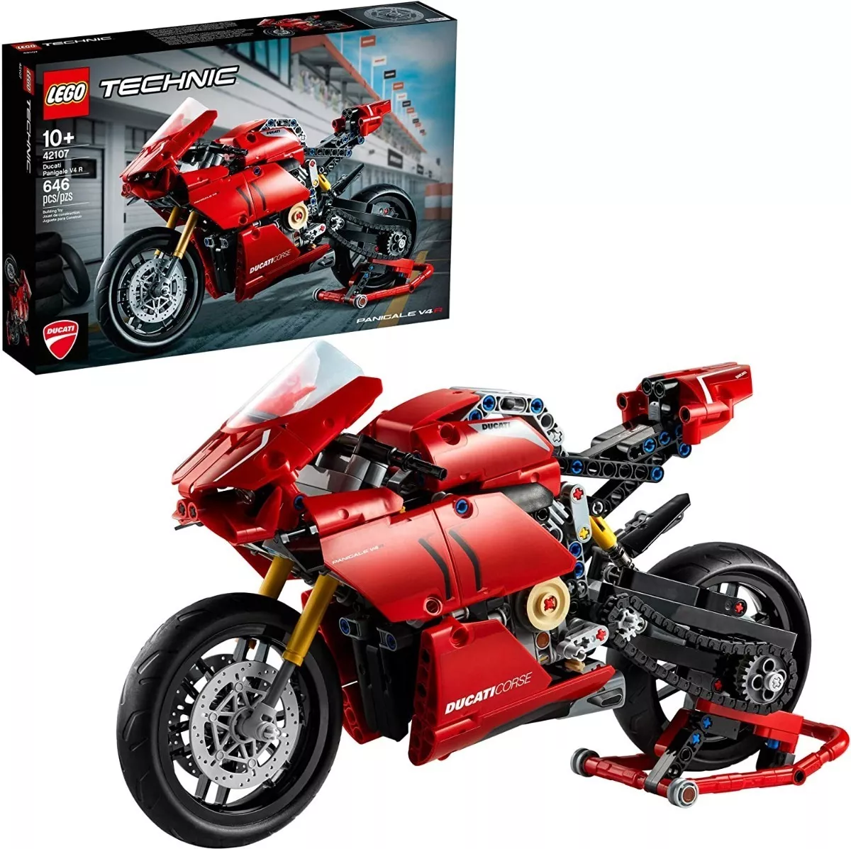 Lego Technic 42107- Ducati Panigale V4 R(646 Piezas)