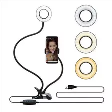 Anillo De Luz Universal Para Selfie Con Soporte Flexible