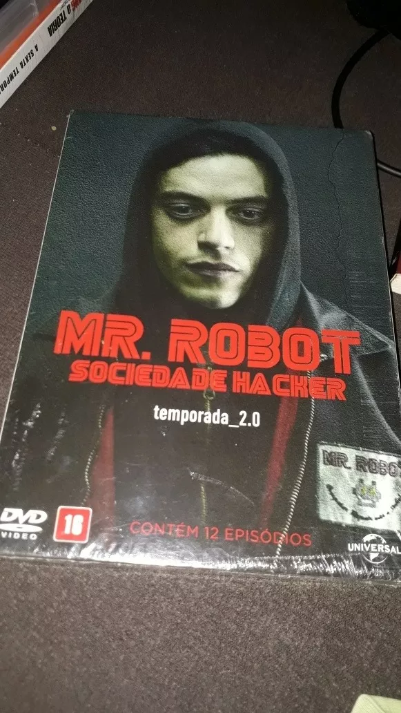 Box 4 Dvds Mr. Robot Sociedade Hacker Segunda Temporada 