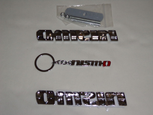 Nismo Kit 3 Piezas Emblemas Metal Parrilla Trasero Y Llavero Foto 6