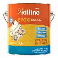 Tinta Epóxi Multisuperficie Pisos E Azulejos 3,6l Killing