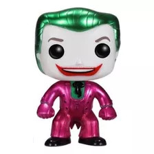 Funko Pop Joker 44 Metalico Dallas Comic Con (caja C/daños)