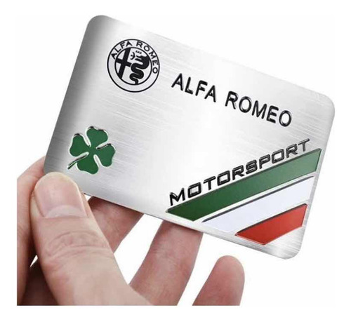 Emblema Alfa Romeo Motorsport Foto 2