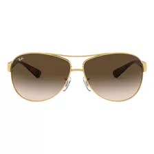 Gafas De Sol Ray Ban Aviator Oversized Hombre Originales Color Marrón Color Del Armazón Marrón