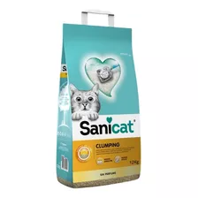 Sanicat Arena Sanitaria Gato Aglutinante 12kg X 12kg De Peso Neto