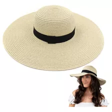 Sombrero Flexible Para El Sol Con Ala Ancha Para Mujer