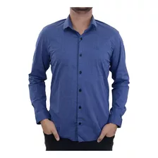 Camisa Masculina Docthos Slim Marinho - 249840