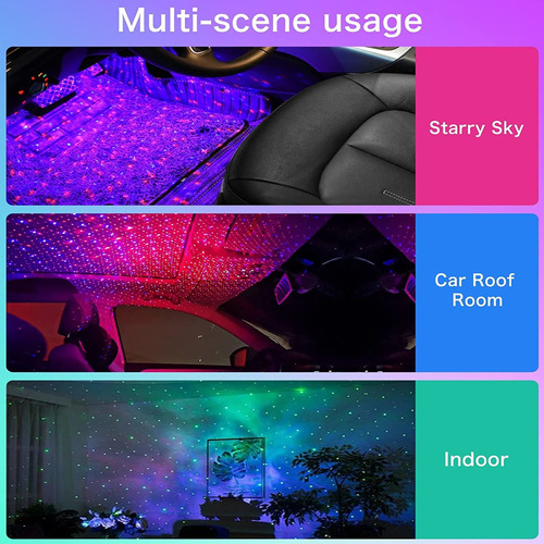 Lmpara Led Inalmbrica Star Ambience Light Interior Usb Foto 5