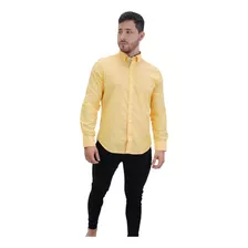 Camisa Nautica Amarilla Hombre 01101w 7mf