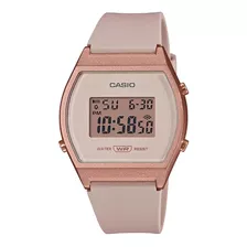 Reloj Casio Digital Dama Lw-204-4acf Color De La Correa Rosa Pálido Color Del Bisel Rosa Pálido Color Del Fondo Rosa Pálido