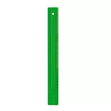 Régua De Plástico 30cm Pop Verde - Dello