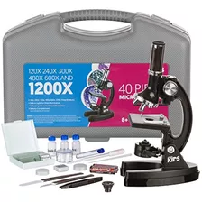 Amscope-kids 120x-240x-300x-480x-600x-1200x Kit De Microscop