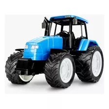 Brinquedo Infantil Trator De Campo Fazenda Roma Tratores Cor Azul