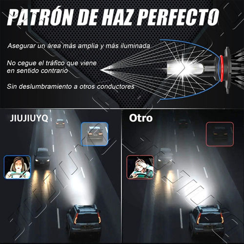 14000lm Kit Focos Led H11 9005 Haz Alto Y Bajo Para Jeep Foto 2