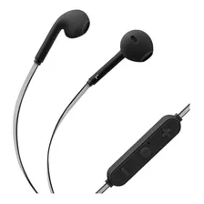 Audífonos Bluetooth Con Cable Reflejante Negro | Aud-7000cne