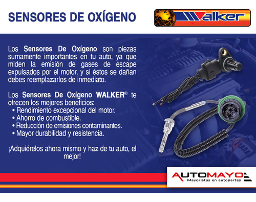 Sensor De Oxgeno Antes Cc Walker 240 L4 2.3l 90 - 93 Foto 8