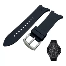 Pulseira Armani Exchange Ax1050 Preta Completa