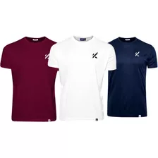 Kit 3 Camisas Esportivas Em Dry Fit