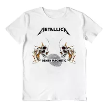 Remera De Algodón 100% - 01 Metallica Banda Metal #02