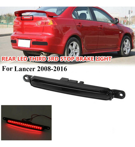 Luz De Freno Led P/mitsubishi Lancer Sedan Evo X 2008-2016 Foto 8