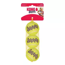 Brinquedo Kong Squekair Tênnis Ball Meédio - 3 Un