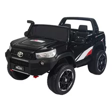 Camioneta A Bateria Toyota Hilux Gazoo Racing Gr Color Negro