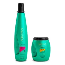 Kit Aneethun Cachos System Shampoo 300ml + Máscara 500g