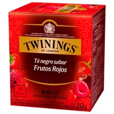 Te Negro Twinings Frutos Rojos Caja X10 Sobres