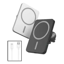 Cargador Magnético Inalambrico 15w Para iPhone Carro Auto